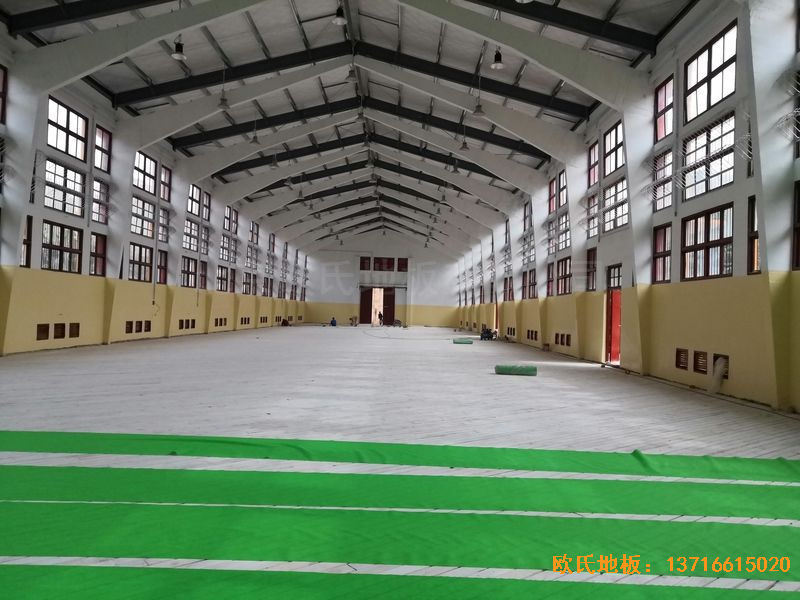 福建中國女排中國隊訓練基地排球場館運動地板鋪裝案例