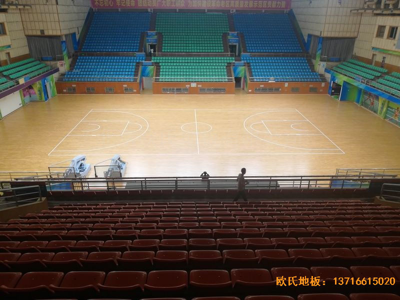 贛州體育館運動地板安裝案例