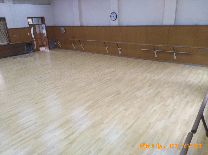 北京舞蹈學院運動木地板鋪設案例4
