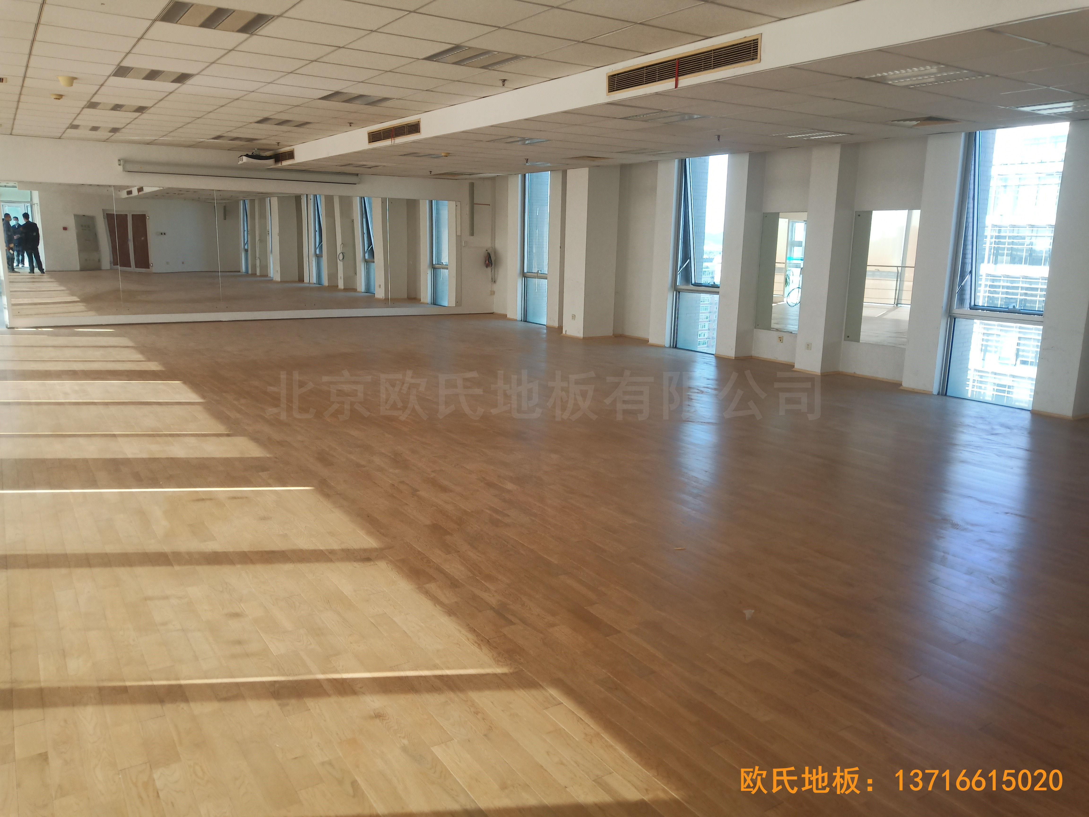 中國科學院技術研究所運動館體育木地板鋪裝案例0