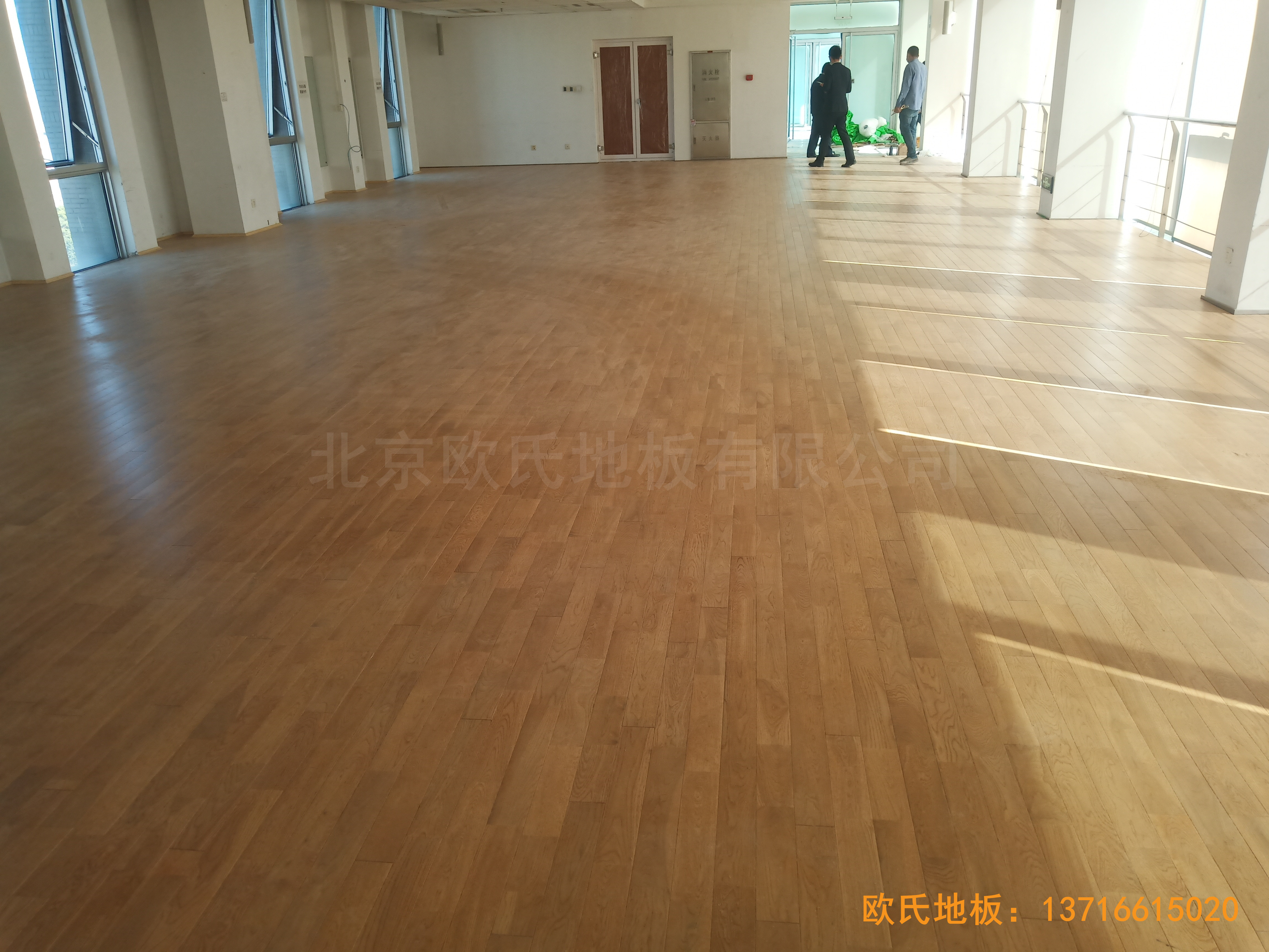 中國科學院技術研究所運動館體育木地板鋪裝案例5