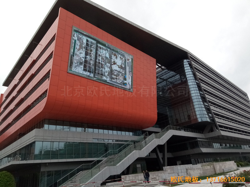 江蘇揚(yáng)州市廣陵區(qū)體操館運(yùn)動地板鋪裝案例0