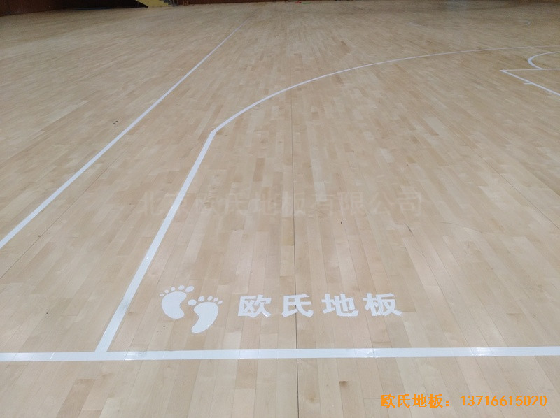 浙江三門核電站體育館運動地板安裝案例3