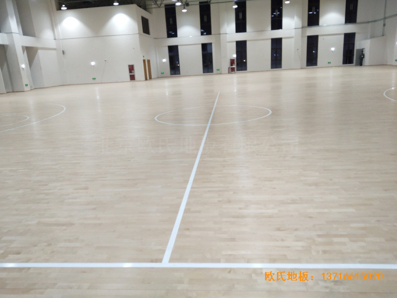 浙江寧波象山分?；@球館體育地板鋪裝案例4