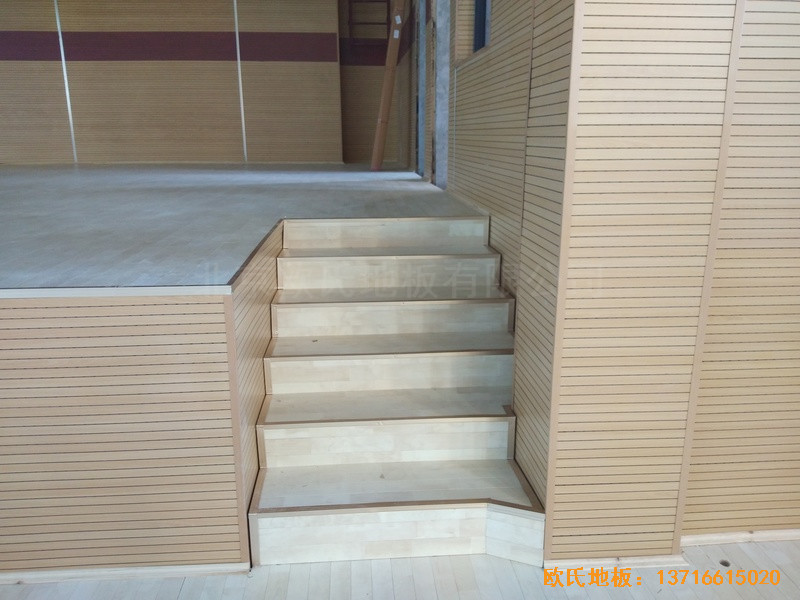 浙江德清縣三合體藝館運(yùn)動(dòng)木地板安裝案例2