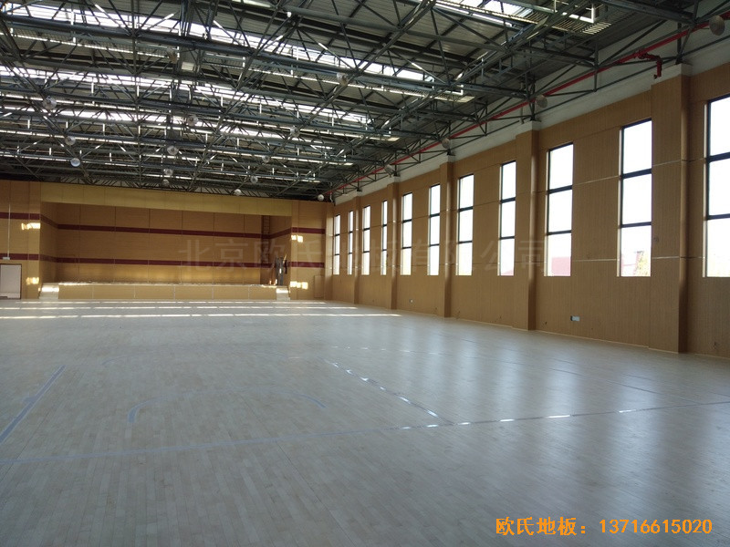 浙江德清縣三合體藝館運(yùn)動(dòng)木地板安裝案例3