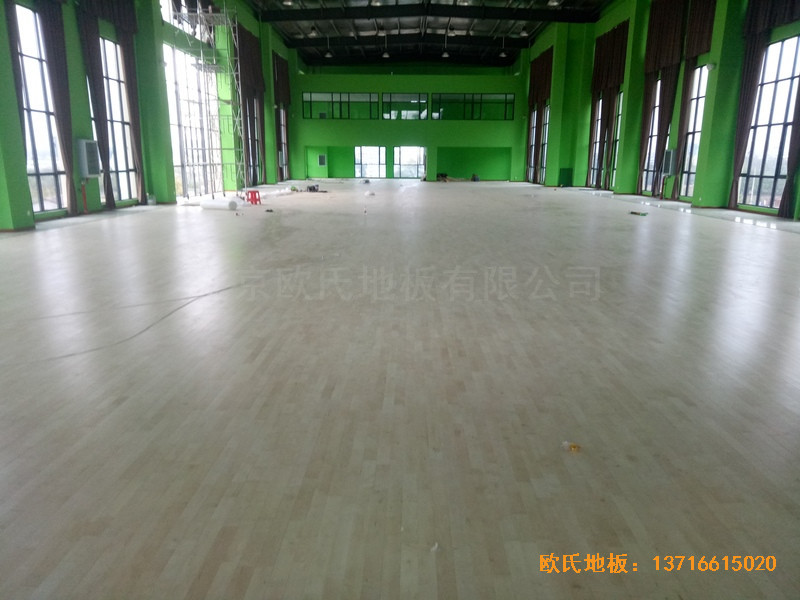 湖北隨州運動館體育地板鋪設(shè)案例4