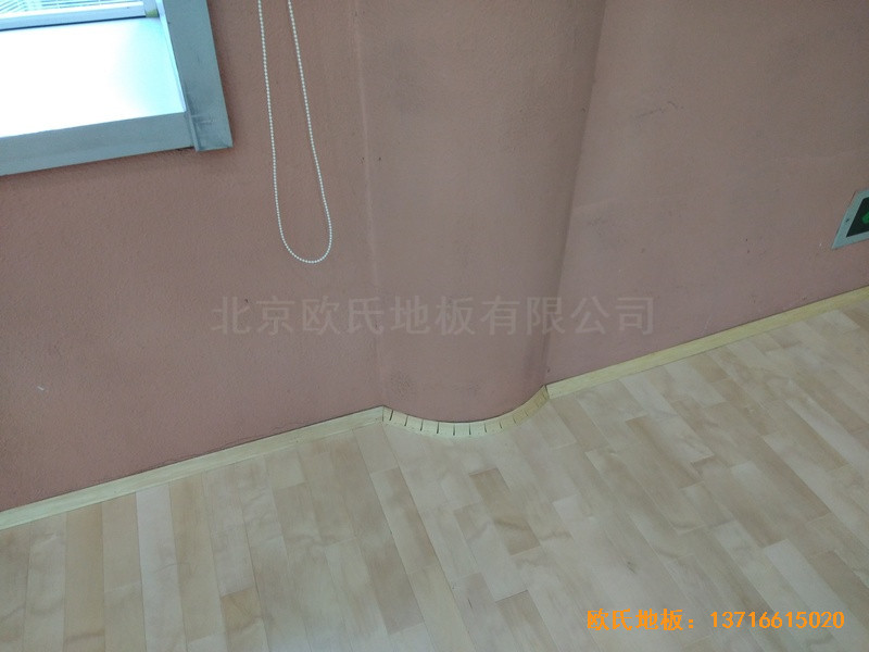 北京建國路75號熱電公司運(yùn)動館運(yùn)動木地板施工案例4