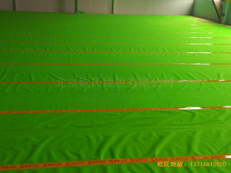 南京江寧區(qū)籃球俱樂部體育地板施工案例3