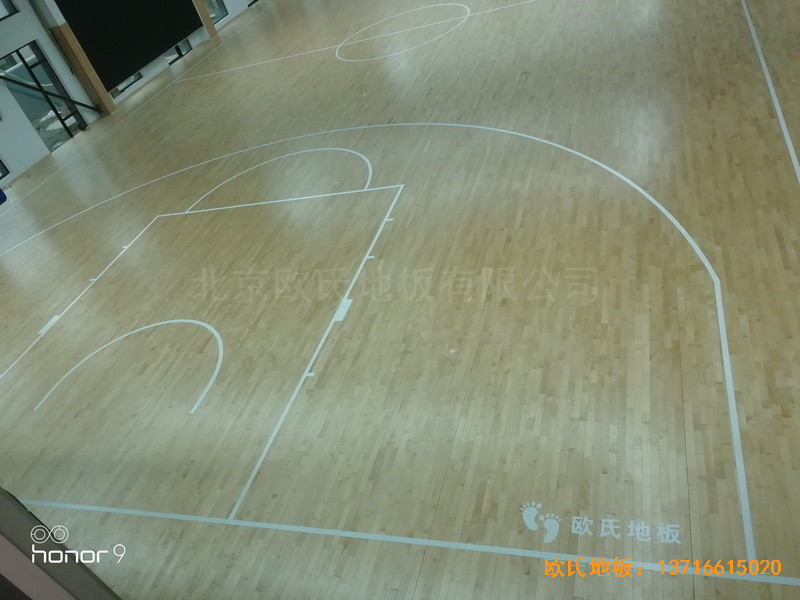 上海江楊南路485號攻守道場運(yùn)動地板安裝案例0