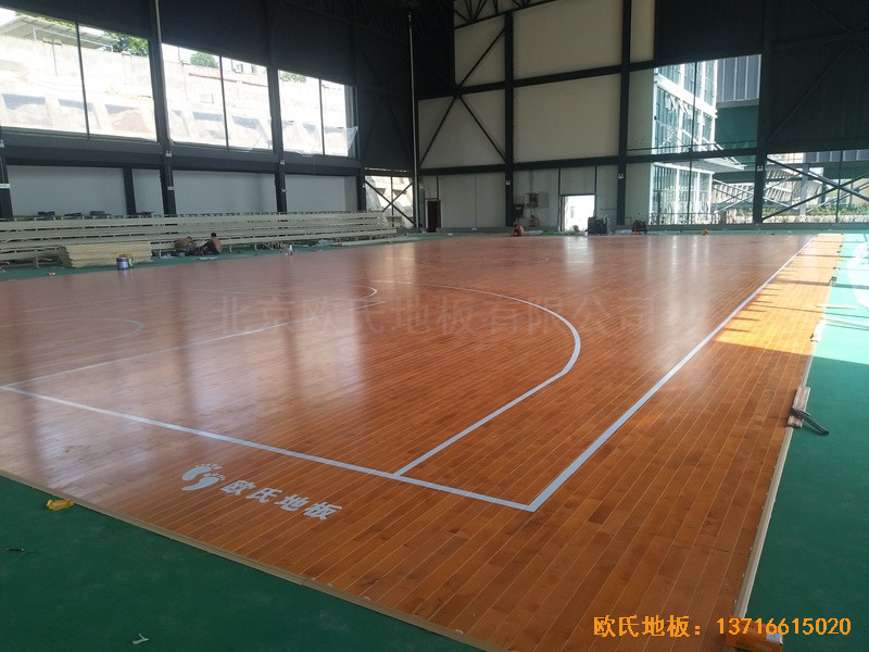 四川瀘州合江縣人民法院籃球館運(yùn)動(dòng)木地板鋪設(shè)案例0