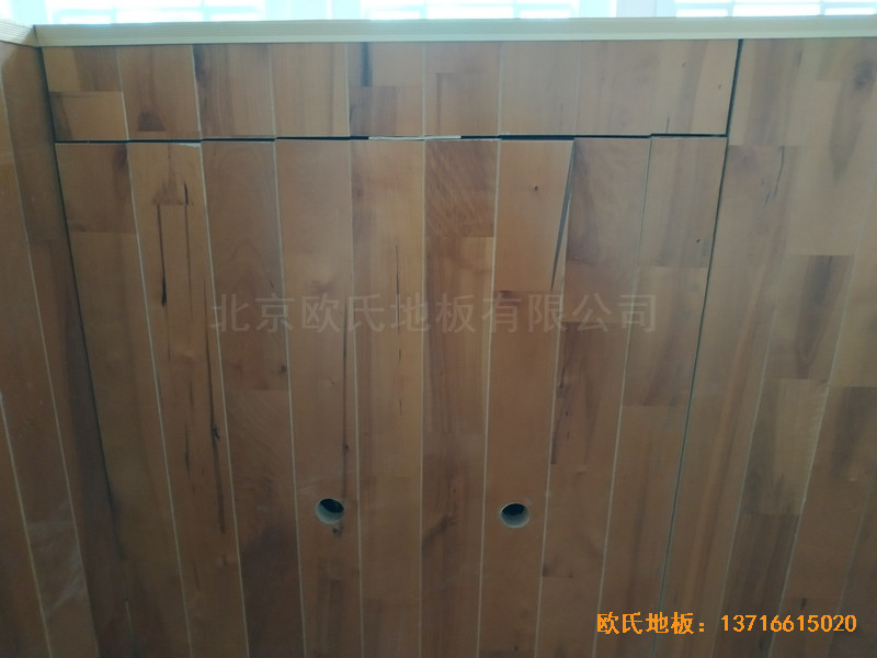 寧夏銀川試驗中學舞臺運動地板鋪設案例2