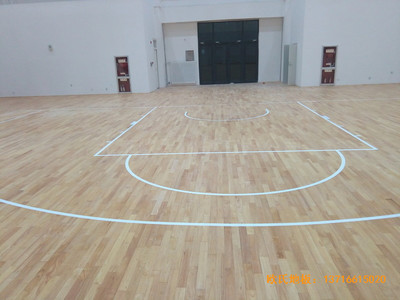 銀川北師大銀川小學(xué)籃球館運(yùn)動地板鋪設(shè)案例