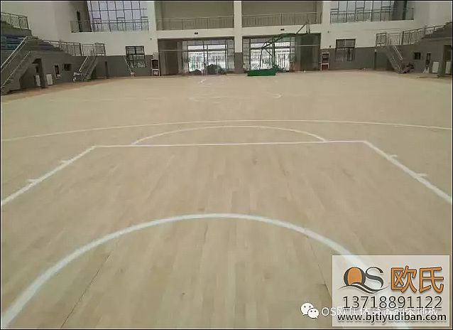青海省黃南州體育館運(yùn)動木地板案例