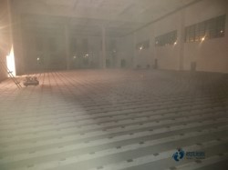 懸浮式運(yùn)動籃球木地板施工流程