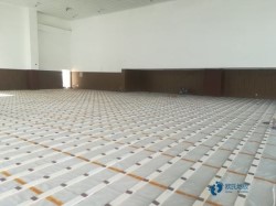 懸浮籃球場木地板施工流程