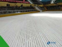 懸浮運動場館地板施工工藝