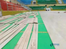 懸浮式運動體育地板施工