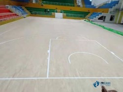 懸浮式籃球體育木地板施工隊