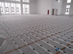 懸浮式體育場(chǎng)地木地板施工方案