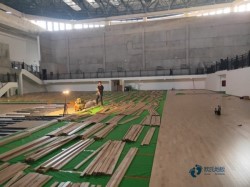 專業(yè)運(yùn)動(dòng)場(chǎng)館木地板施工工藝