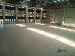 懸浮籃球體育地板施工