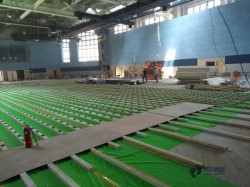 室內(nèi)運(yùn)動(dòng)型地板施工流程