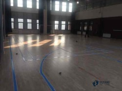 松木舞臺(tái)場館木地板施工流程